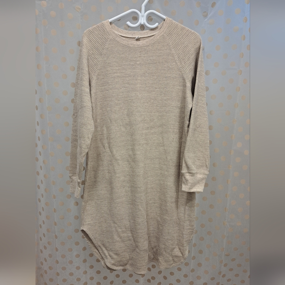 Uniqlo Cream Sweater Dress